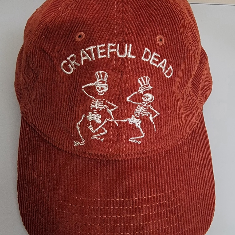 Grateful Dead Rust Corduroy Baseball Cap